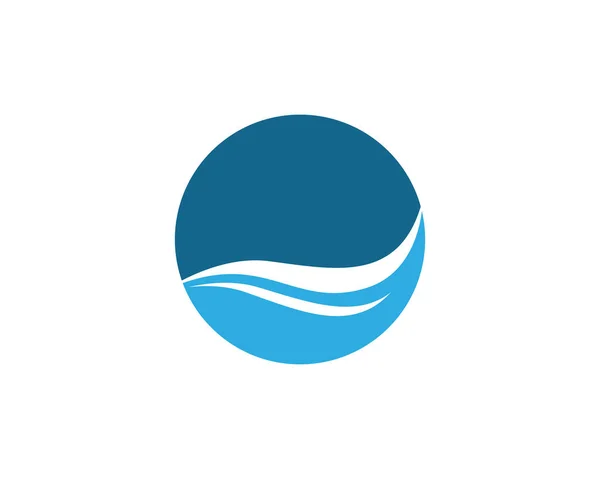 Дизайн Векторной Иконки Логотипа Water Wave — стоковый вектор