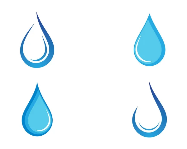 水滴标识模板矢量图标设计 — 图库矢量图片