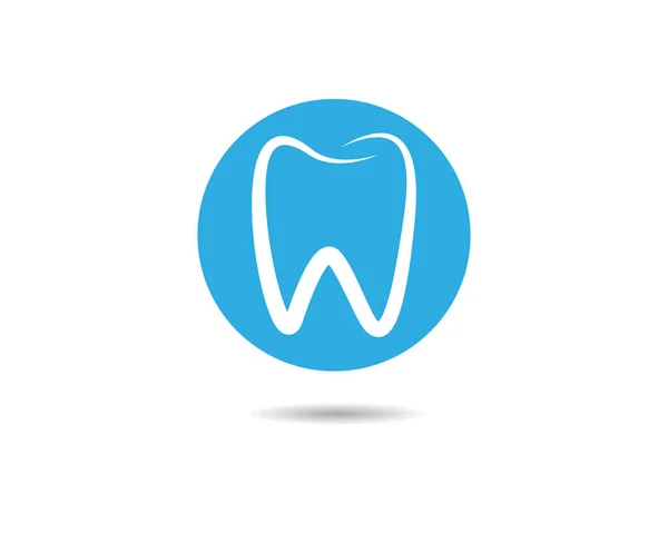 Logotipo Dental Modelo Vetor Ilustração Ícone Design — Vetor de Stock