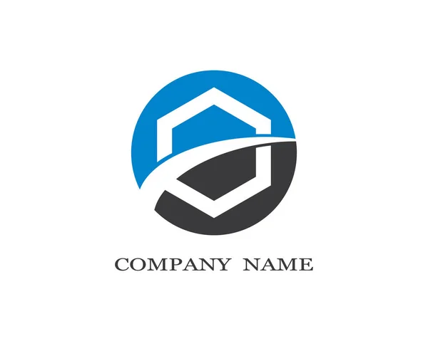 Business Finance Logo Modèle Vectoriel Icône Illustration — Image vectorielle