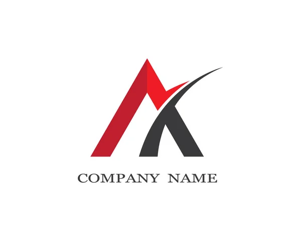 Una Lettera Logo Vettoriale Icona Illustrazione Design — Vettoriale Stock