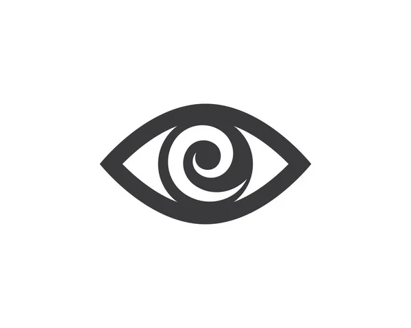 Identidad Marca Diseño Del Logotipo Del Vector Cuidado Ocular Corporativo — Archivo Imágenes Vectoriales