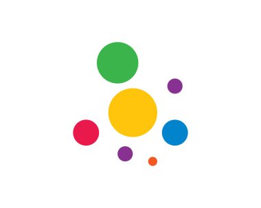 Kabarcık arkaplan vektör resimleme tasarımı