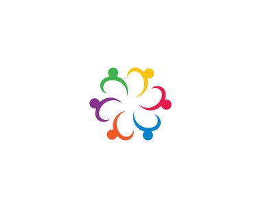 Evlat edinme ve toplumsal bakım logosu vektör resmetme tasarımı