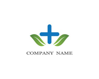 Tıbbi Logo şablon vektör illüstrasyon tasarımı