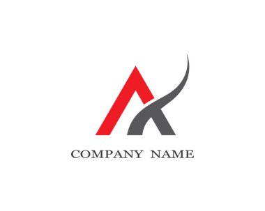 Bir harf logo vektör illüstrasyon tasarımı