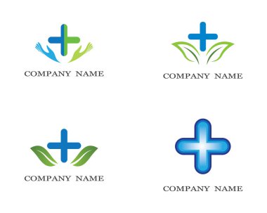 Tıbbi Logo şablon vektör illüstrasyon tasarımı