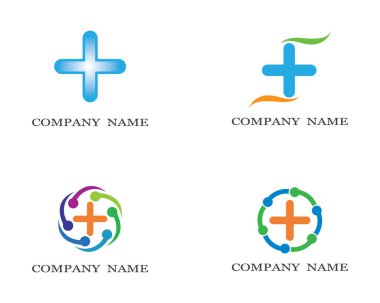 Tıbbi Logo şablon vektör illüstrasyon tasarımı