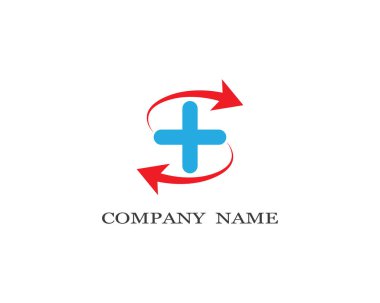 Tıbbi Logo şablon vektör illüstrasyon tasarımı