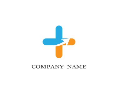 Tıbbi Logo şablon vektör illüstrasyon tasarımı