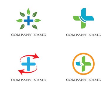 Tıbbi Logo şablon vektör illüstrasyon tasarımı