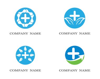 Tıbbi Logo şablon vektör illüstrasyon tasarımı