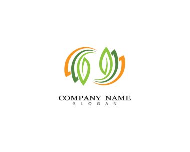 Yaprak vektörü illüstrasyon tasarımı