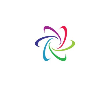 Soyut logo şablon vektör resimleme tasarımı