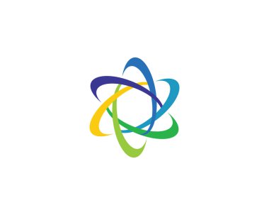 Soyut logo şablon vektör resimleme tasarımı