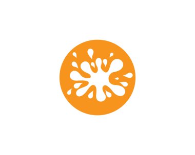 Su Sıçratma logo vektör resimleme tasarımı