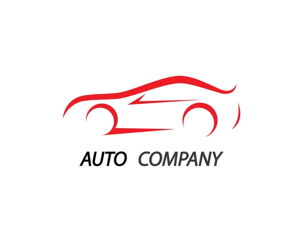 Auto Bil Logotyp Mall Vektor Ikon Illustration Design — Stock vektor