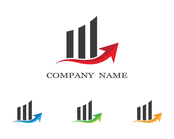 Business Finance Logo Vorlage Vektor Symbol Illustration — Stockvektor