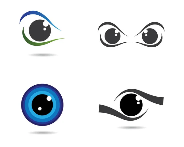 Identité Marque Corporate Eye Care Conception Logo Vectoriel — Image vectorielle