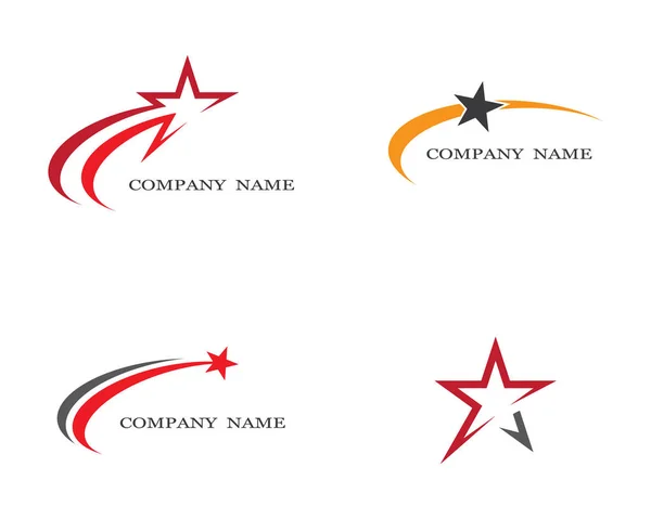 Star Logo Template Vector Icon Illustration Design — Stock Vector