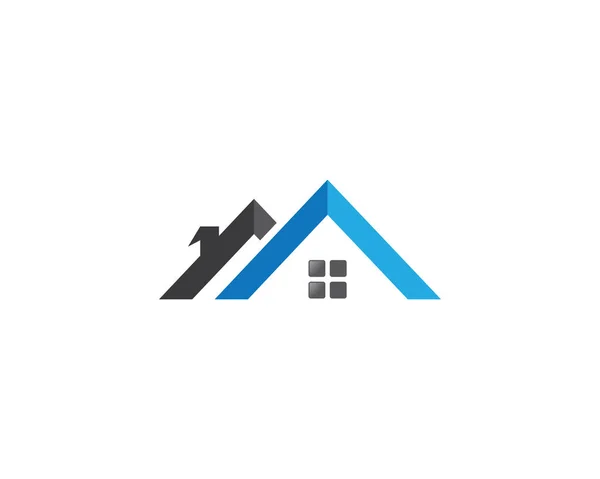 Immobilien Logo Vorlage Vektor Symbol Illustration Design — Stockvektor