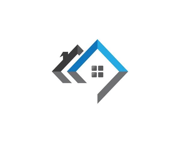 Immobilien Logo Vorlage Vektor Symbol Illustration Design — Stockvektor