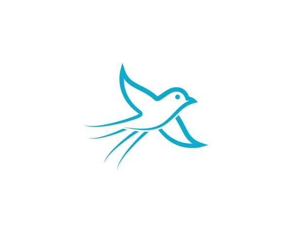 Diseño Ilustración Icono Vector Plantilla Logotipo Dove — Vector de stock