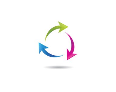 Ok logo şablonu vektör resimleme tasarımı