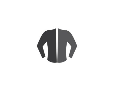 Giyim logosu şablon vektör illüstrasyon tasarımı