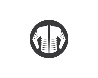 Giyim logosu şablon vektör illüstrasyon tasarımı