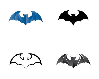 Yarasa logosu şablon vektör resimleme tasarımı