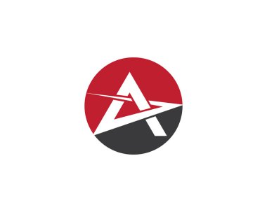 Bir harf logo vektör illüstrasyon tasarımı