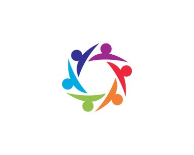 Evlat edinme ve toplumsal bakım logosu vektör resmetme tasarımı