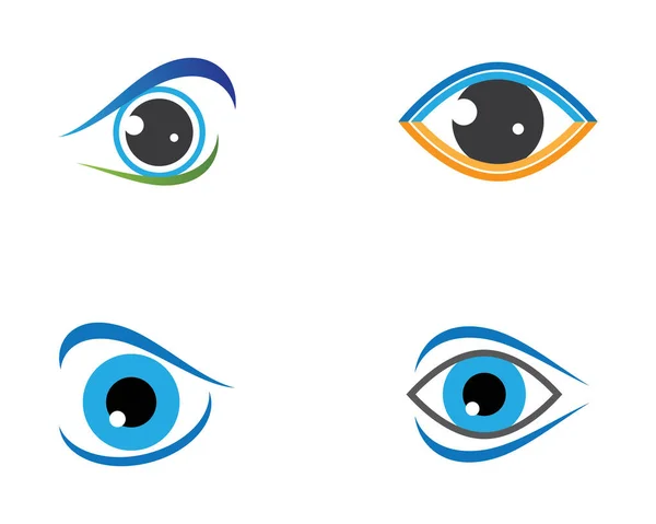 Auge Logo Vorlage Vektor Symbol Illustration Design — Stockvektor