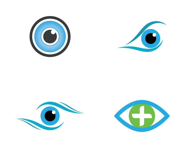 Markenidentität Corporate Eye Care Vektor Logo Design — Stockvektor