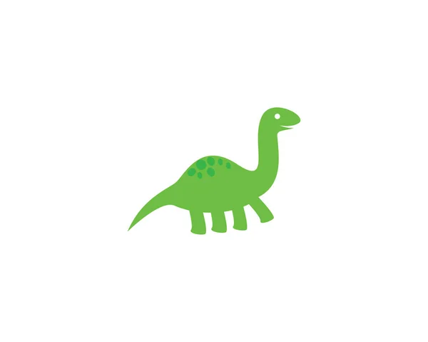 Modèle Logo Brontosaurus Icône Vectorielle Illustration Design — Image vectorielle
