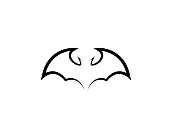 Bat 템플릿 아이콘 디자인 — 스톡 벡터
