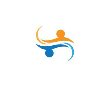 Evlat edinme ve toplumsal bakım logosu vektör resmetme tasarımı