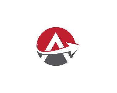 Bir harf logo vektör illüstrasyon tasarımı