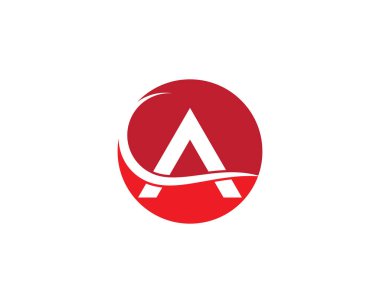 Bir harf logo vektör illüstrasyon tasarımı