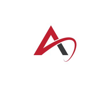 Bir harf logo vektör illüstrasyon tasarımı