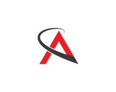 Bir harf logo vektör illüstrasyon tasarımı