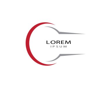 Çember logo şablonu vektör resimleme tasarımı