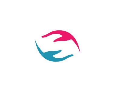 El bakımı logo şablonu vektör resimleme