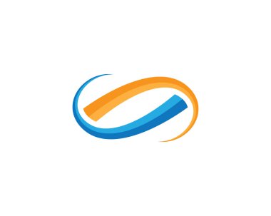 Sonsuz logo şablonu vektör resimleme tasarımı