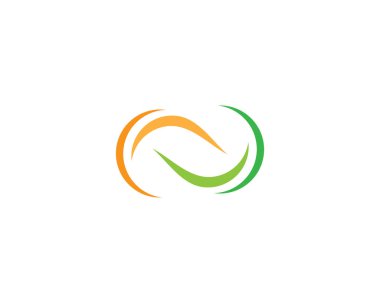 Sonsuz logo şablonu vektör resimleme tasarımı
