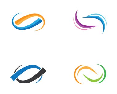 Sonsuz logo şablonu vektör resimleme tasarımı