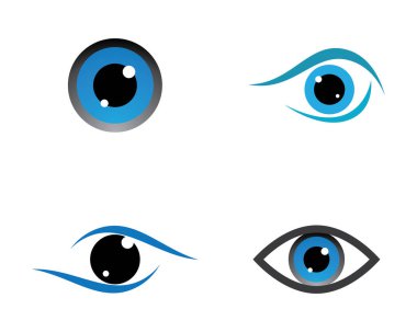 Marka Kimliği Kurumsal Göz Bakımı vektör logosu tasarımı