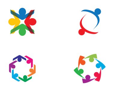 Evlat edinme ve toplumsal bakım logosu vektör resmetme tasarımı