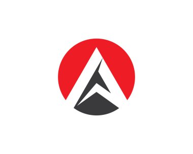 Bir harf logo vektör illüstrasyon tasarımı